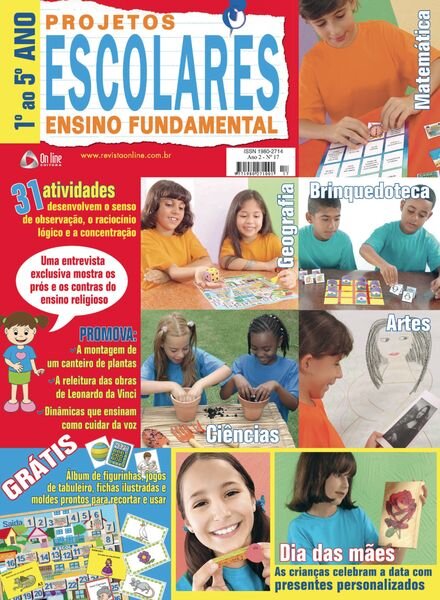 Projetos Escolares Ensino Fundamental – 17 Outubro 2023 Cover