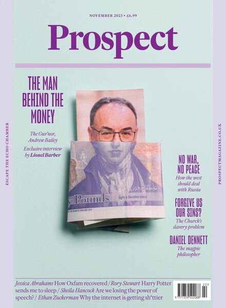 Prospect Magazine – November 2023 Cover