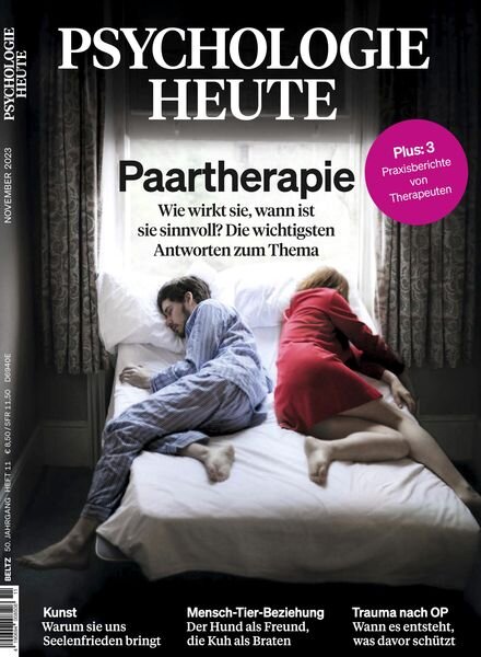 Psychologie Heute – November 2023 Cover