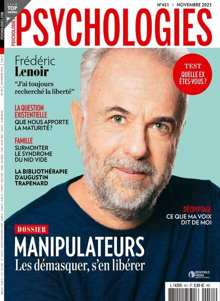 Psychologies France – Novembre 2023 Cover