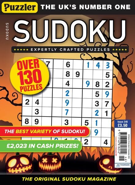 Puzzler Sudoku – Issue 246 – October 2023 Cover