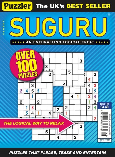 Puzzler Suguru – Issue 120 – October 2023 Cover