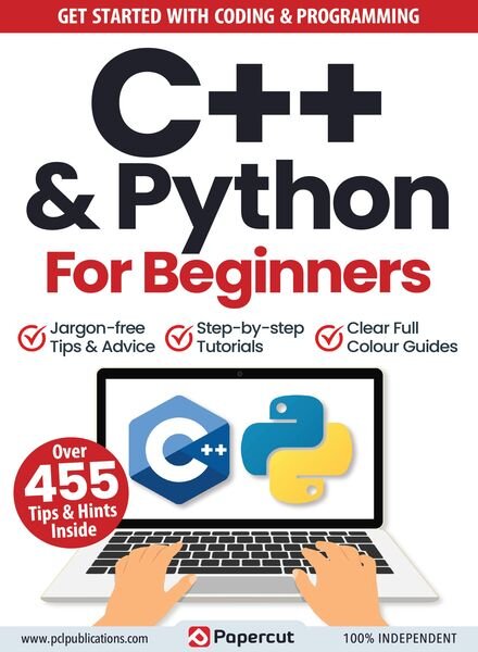 Python & C++ for Beginners – October 2023 Cover