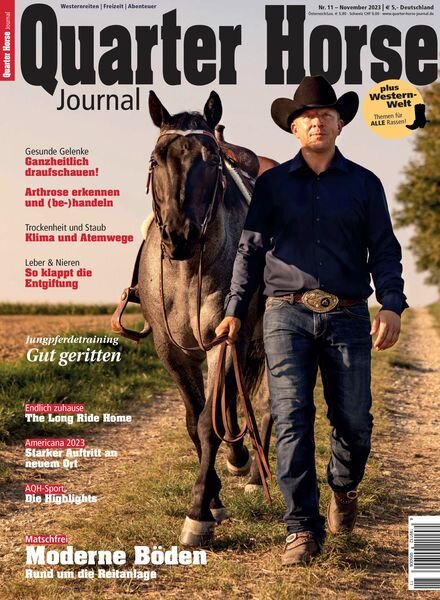 Quarter Horse Journal – November 2023 Cover