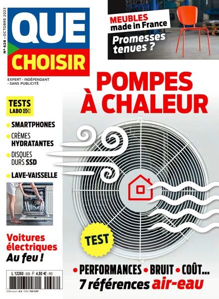 Que Choisir – Octobre 2023 Cover