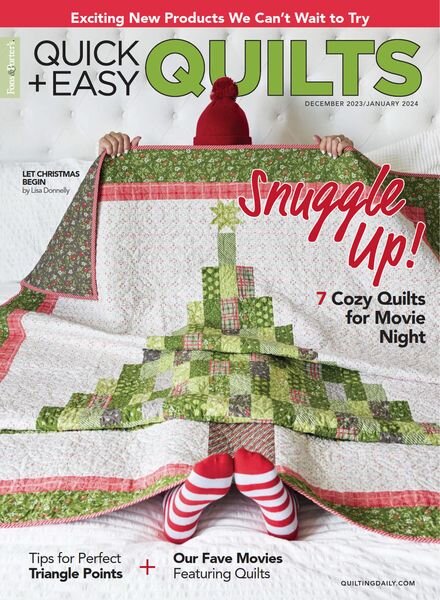 Quick+Easy Quilts – December 2023 -January 2024 Cover
