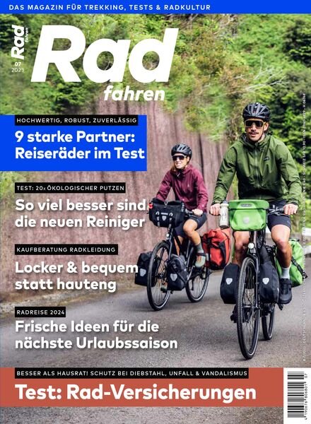 Radfahren – Oktober 2023 Cover