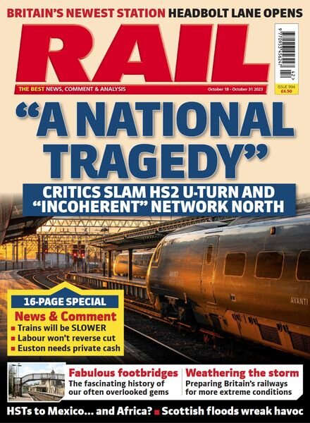 Rail – Issue 994 – 18 October 2023 Cover