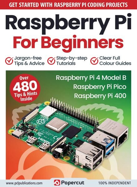 Raspberry Pi For Beginners – October 2023 Cover