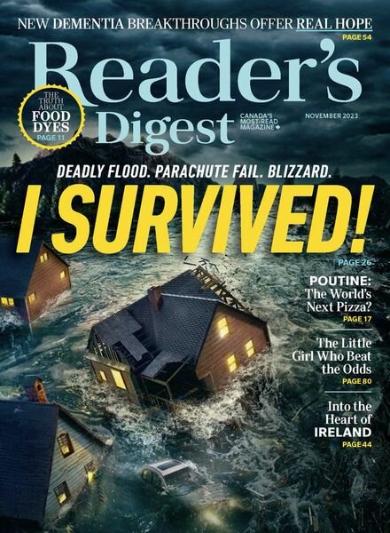 Reader’s Digest Canada – November 2023 Cover