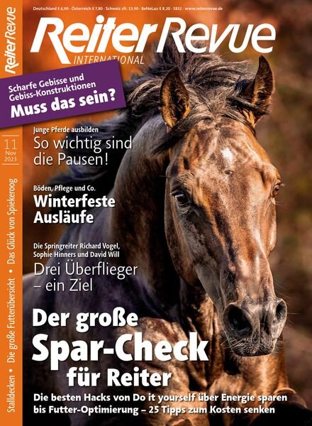 Reiterrevue International – November 2023 Cover