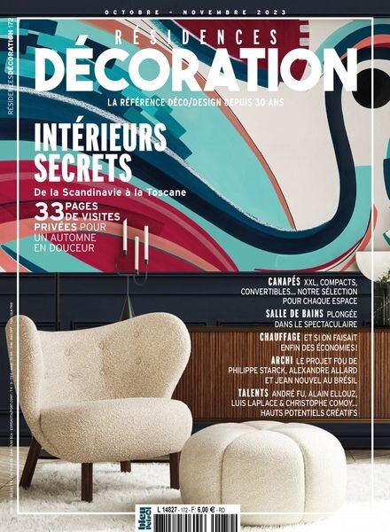 Residences Decoration – Octobre-Novembre 2023 Cover