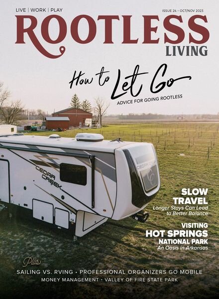 Rootless Living – Issue 24 – October-November 2023 Cover