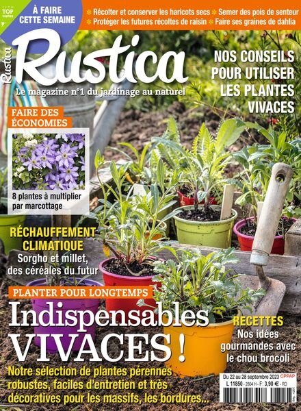 Rustica – 22 Septembre 2023 Cover