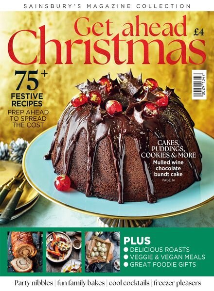 Sainsbury’s Magazine Collection – Get Ahead Christmas – 29 September 2023 Cover