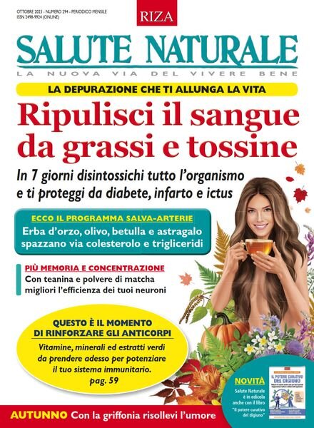 Salute Naturale – Ottobre 2023 Cover