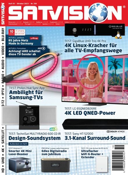 Satvision – Oktober 2023 Cover