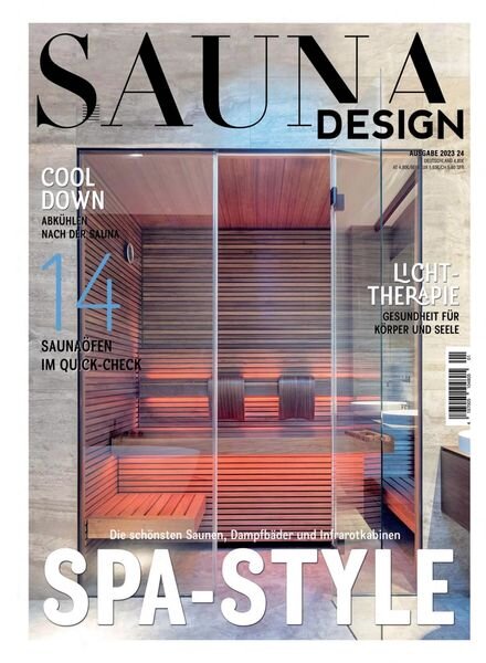 Sauna Design – 2023-2024 Cover