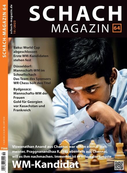 Schach-Magazin 64 – Oktober 2023 Cover