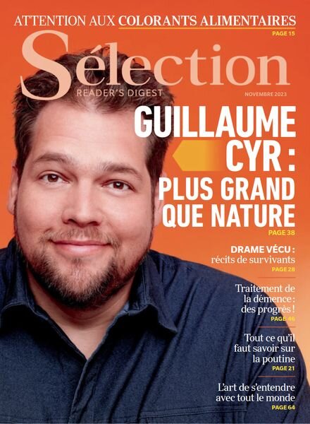 Selection du Reader’s Digest – Novembre 2023 Cover