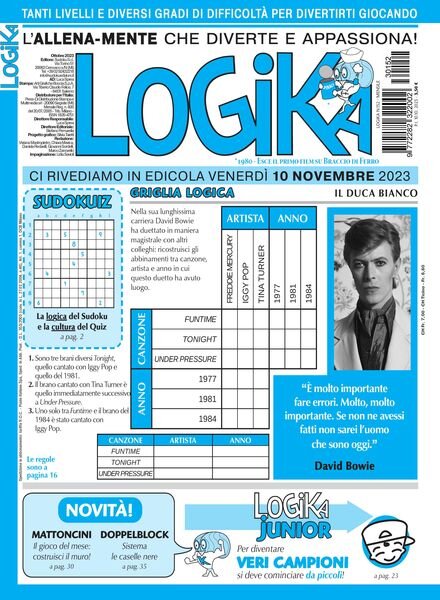 Settimana Logika – Ottobre 2023 Cover