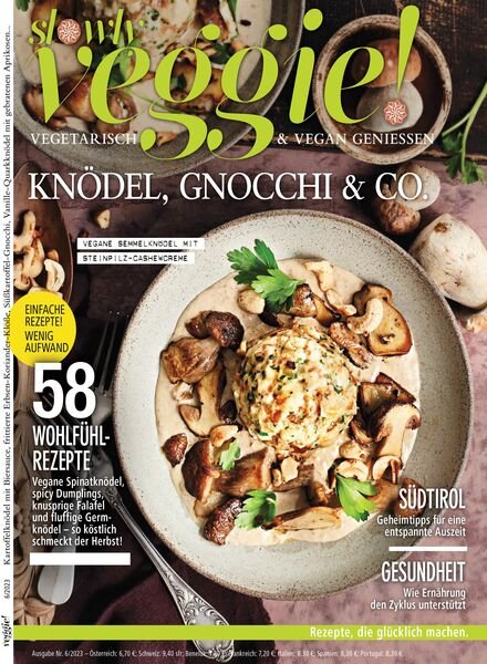 Slowly Veggie – November-Dezember 2023 Cover