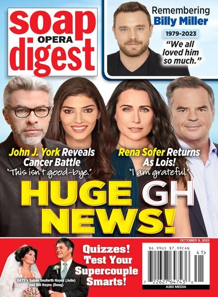 Soap Opera Digest – October 9 2023 Cover