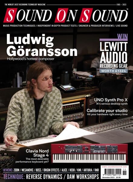 Sound On Sound UK – November 2023 Cover