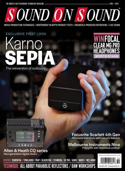 Sound On Sound USA – October 2023 Cover