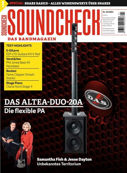 Soundcheck – Oktober 2023 Cover