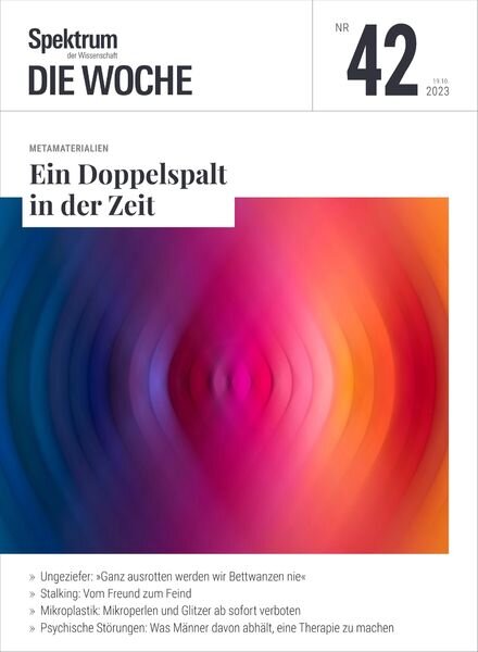 Spektrum Die Woche – 20 Oktober 2023 Cover
