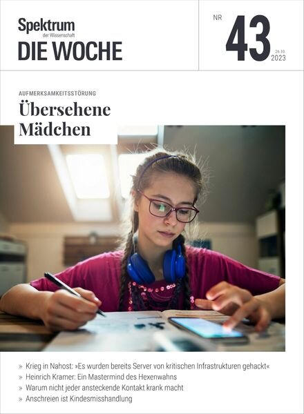 Spektrum Die Woche – 27 Oktober 2023 Cover