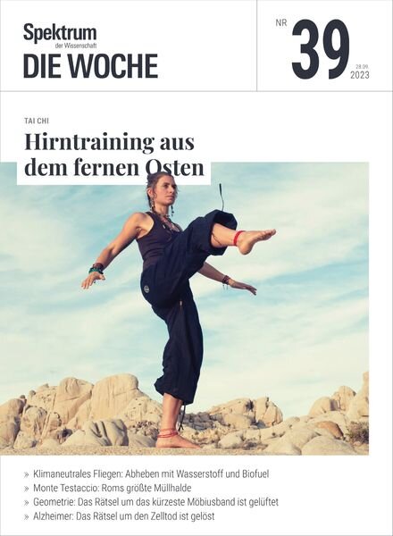 Spektrum Die Woche – 29 September 2023 Cover