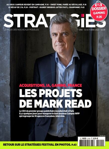 Strategies – 12 Octobre 2023 Cover