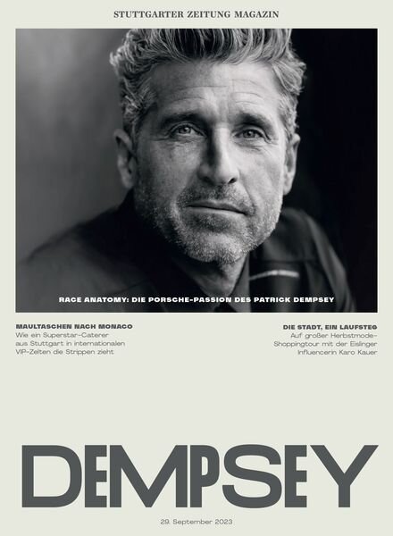 Stuttgarter Zeitung Magazin – 29 September 2023 Cover