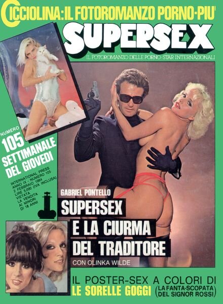 Supersex – Number 105 2 Febbraio 1984 Cover