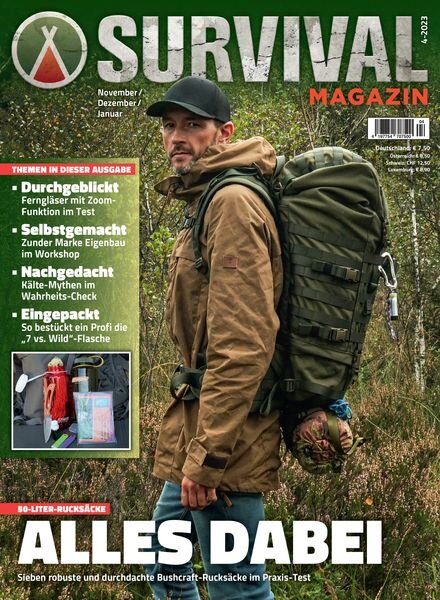 Survival Magazin – November-Dezember 2023 – Januar 2024 Cover