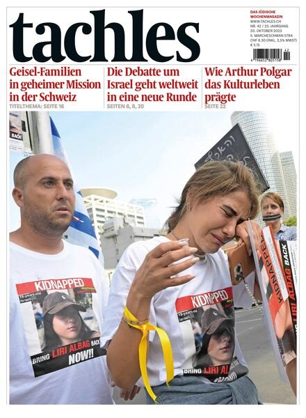 Tachles – 20 Oktober 2023 Cover