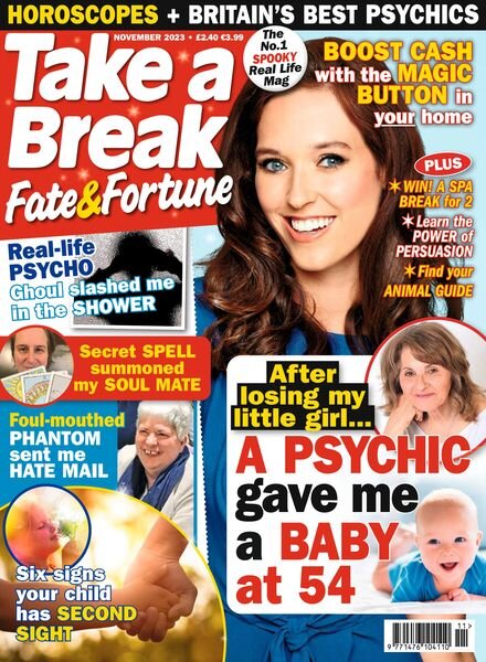 Take a Break Fate & Fortune – November 2023 Cover