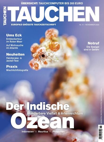 Tauchen – November 2023 Cover