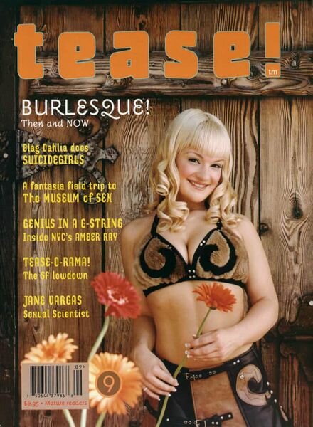 Tease Burlesque Magazine – N 09 Cover