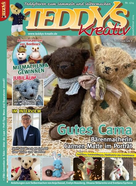 Teddys Kreativ – Nr 1 2024 Cover