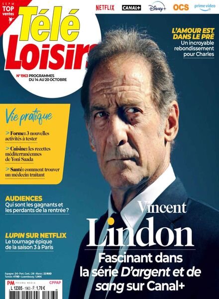 Tele Loisirs – 9 Octobre 2023 Cover