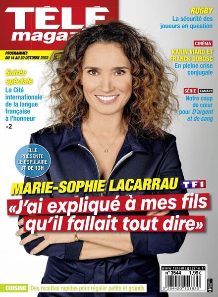 Tele Magazine – 14 Octobre 2023 Cover