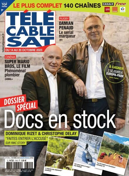 Telecable Sat Hebdo – 9 Octobre 2023 Cover