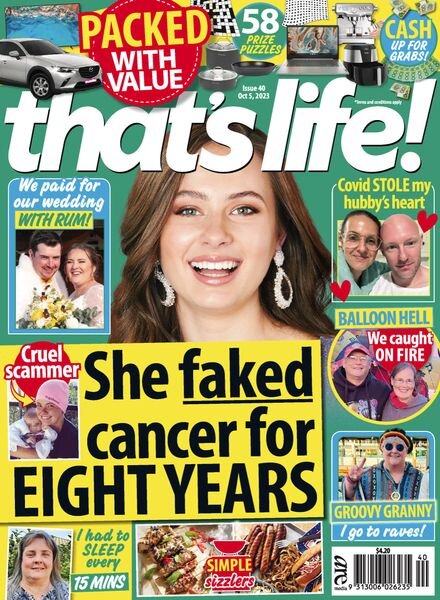 that’s life! Australia – Issue 40 – October 5 2023 Cover