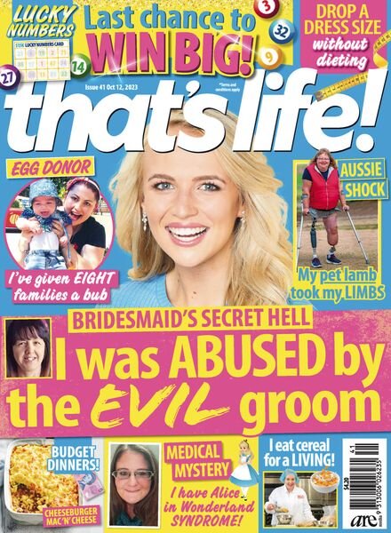 that’s life! Australia – Issue 41 – October 12 2023 Cover