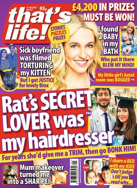 that’s life! UK – 12 October 2023 Cover