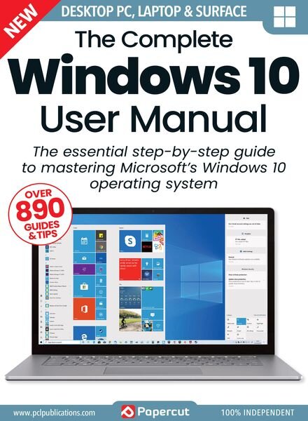 The Complete Windows 10 User Manual – September 2023 Cover