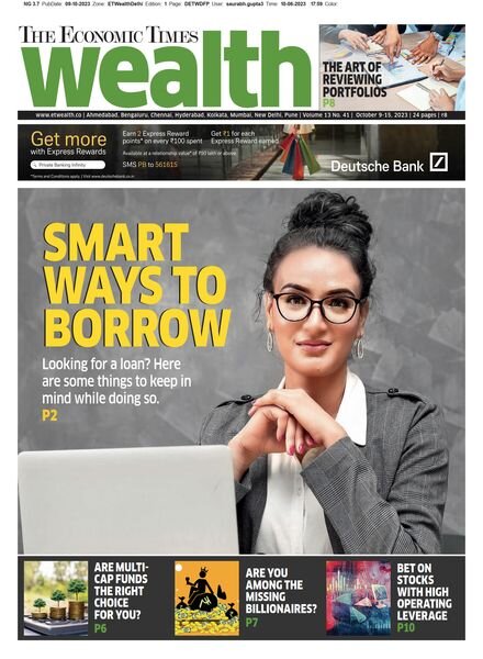 The Economic Times Wealth – October 9 2023 Cover